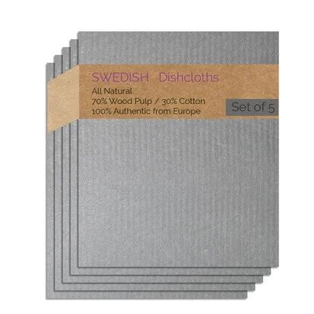Steeli Sweedish Dishcloths (5 Pack)